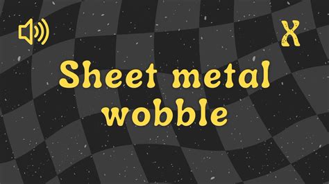 metal sheet wobble sound|Metal Sheet Sound Effects .